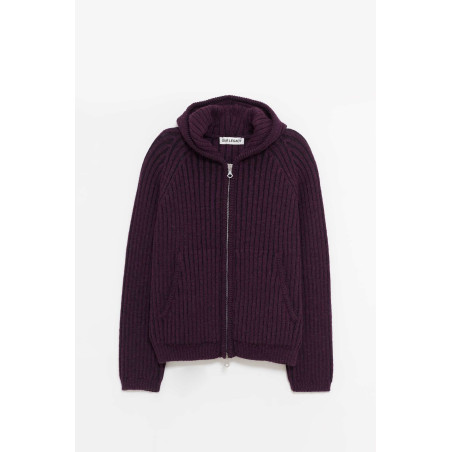 OUR LEGACY NIGHT VIOLET LEVEL HOOD JACKET